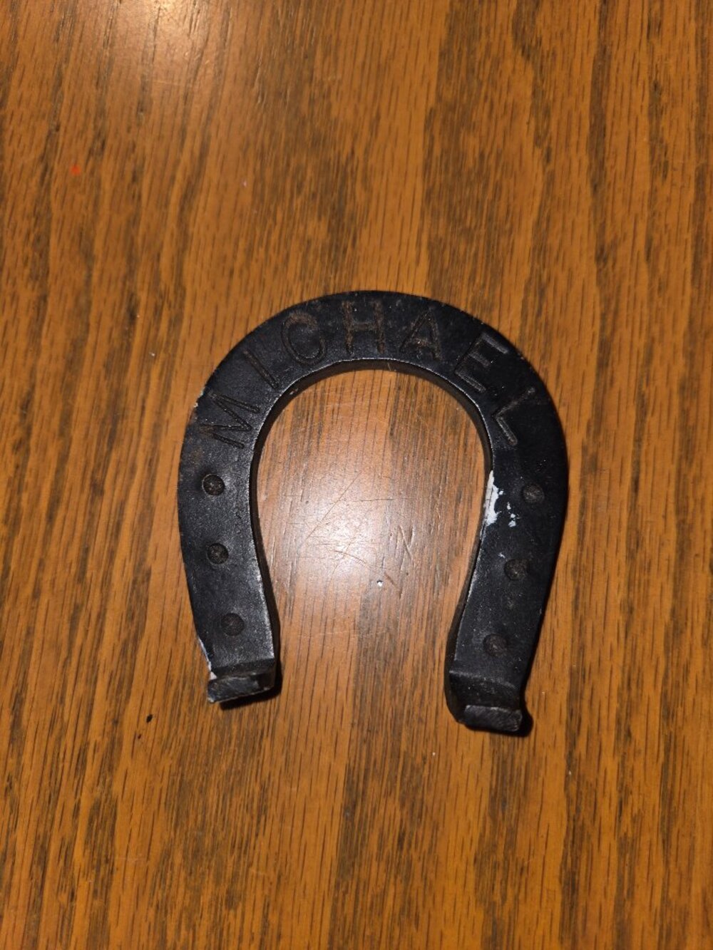 MICHAEL horseshoe gift vintage
